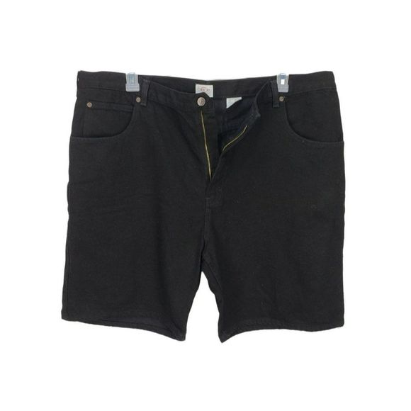 VTG Cherokee Men's Shorts Size 42 Black Denim Shorts Style T101B 9" Mexico - Picture 2 of 8